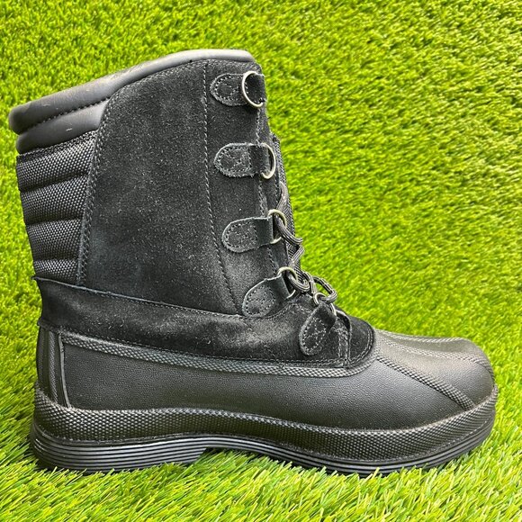 Nortiv 8 Mens Size 9 Black Outdoor Insulated Waterproof Work Winter Snow Boots main image 10